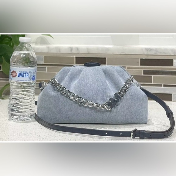 💎NWT MICHAEL KORS NOLA SMALL CHAIN CLUTCH CROSSBODY SHOULDER BAG💎 - Picture 6 of 9